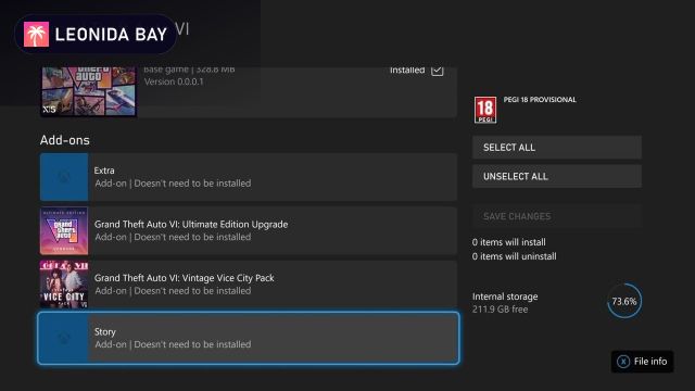 Portada: GTA 6: Xbox filtra que el online iría instalado aparte de la campaña